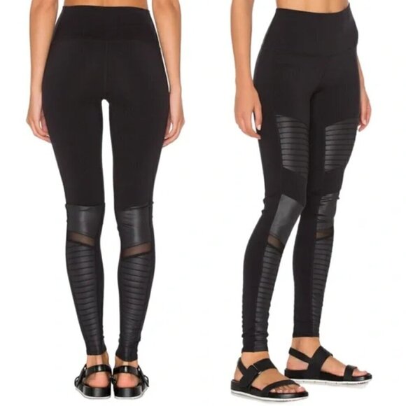 ALO YOGA x REVOLVE High Waist Moto Leggings - Picture 2 of 11